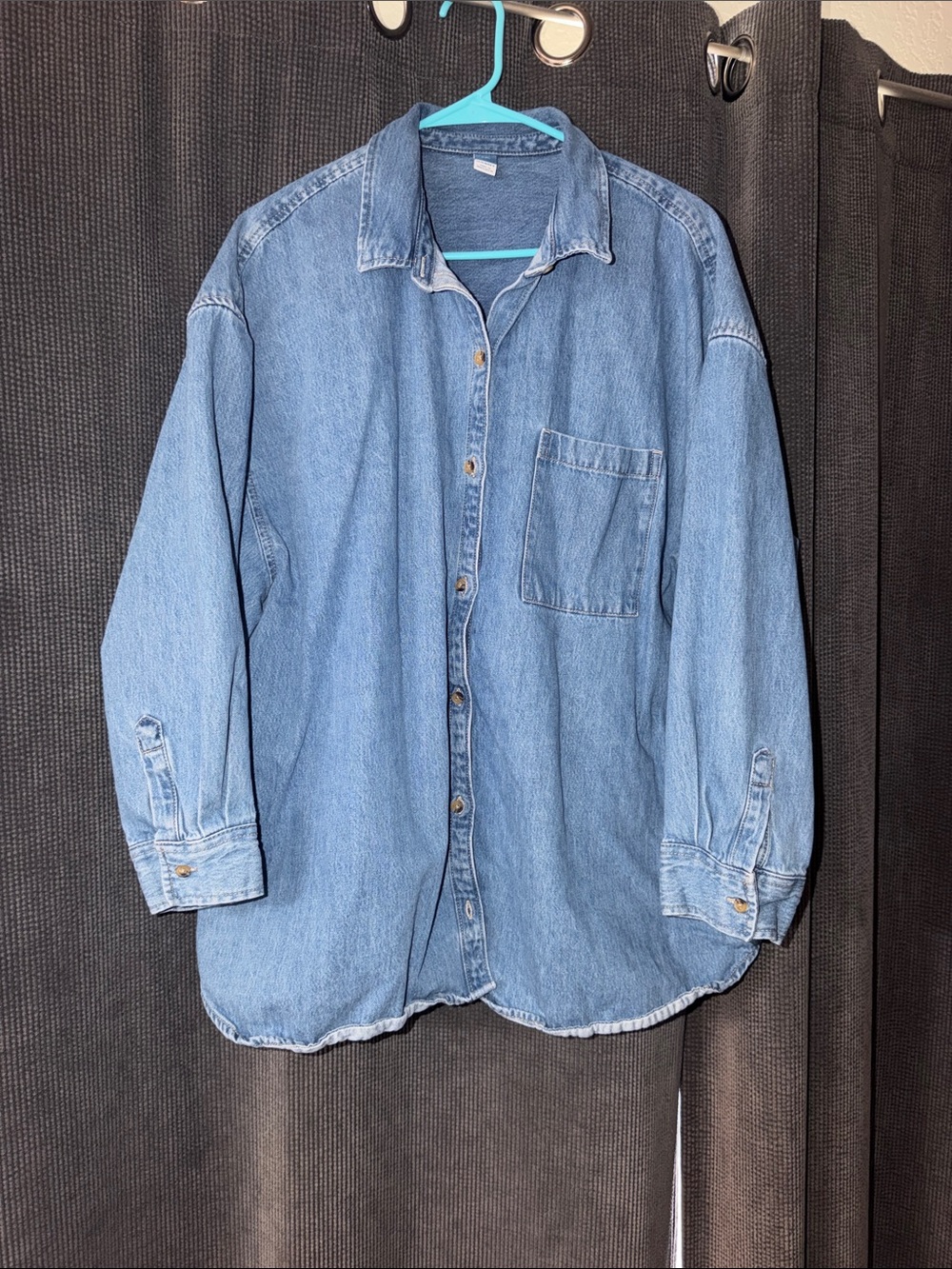 Old Navy Light Blue Denim Shirt Jacket